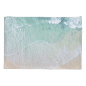 Groen en wit aanloopzand en zeeschildpad kussensloop (Achterkant)