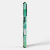 Groen en wit Abstract Case-Mate iPhone Case (Achterkant / Rechts)