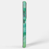 Groen en wit Abstract Samsung Galaxy Hoesje (Rechterkant)
