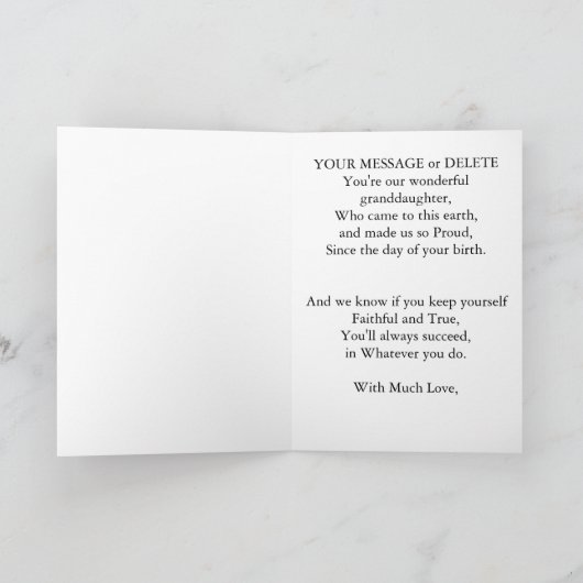 Groen en Wit  Afstuderen Kaarten (Binnen)