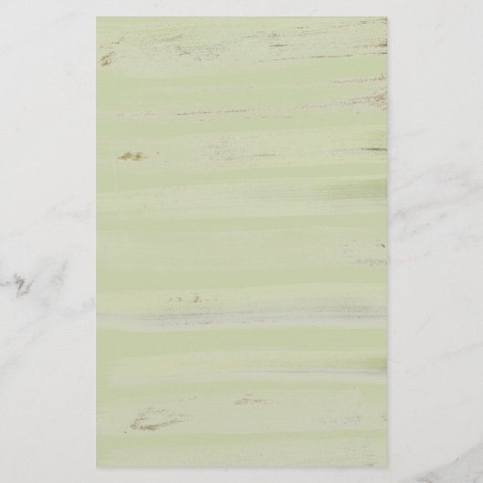 Groen en wit aquarel zeep inwikkelpapier (Achterkant)