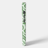 Groen en wit bloemig  Paisley Case-Mate iPhone Case (Achterkant / Links)