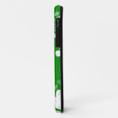 Groen en wit bloempatroon Case-Mate iPhone case (Achterkant/links)