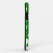Groen en wit bloempatroon Case-Mate iPhone case (Achterkant/rechts)