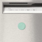 Groen en wit chevron patroon magneet (Insitu (Vaatwasser))