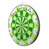 groen en wit dartbord (Voorkant Rechts)