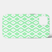 Groen en wit diamant patroon Case-Mate iPhone c Case (Achterkant (horizontaal))