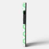 Groen en wit diamant patroon Case-Mate iPhone c Case (Achterkant / Links)