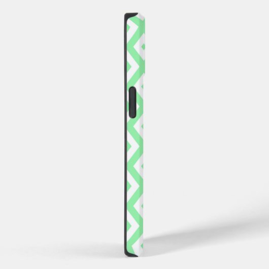 Groen en wit diamantpatroon Case-Mate iPhone case (Achterkant / Rechts)