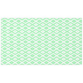 Groen en wit diamantpatroon tafelkleed (Voorkant (Horizontaal))