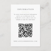 Groen en Wit en Hydrangea Informatie Informatiekaartje (Voorkant)