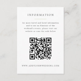 Groen en Wit en Hydrangea Informatie Informatiekaartje