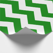 Groen en wit, extra groot papier voor het verpakke (Hoek)