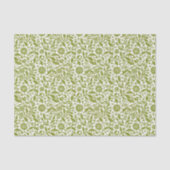  groen en wit flessenpatroon tissuepapier (Voorkant)