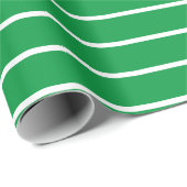 Groen en wit gestreept omslagpapier cadeaupapier (Rol Hoek)