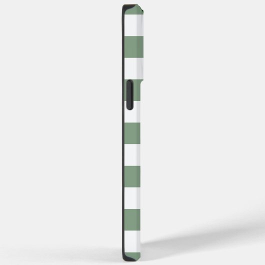 Groen en wit Gingham Patroon Case-Mate iPhone Case (Achterkant / Rechts)