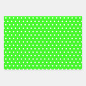 Groen en wit inpakpapier vel (Voorkant 2)