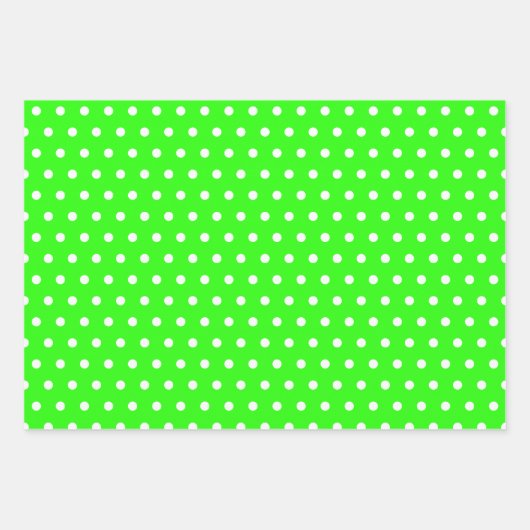 Groen en wit inpakpapier vel (Voorkant 2)