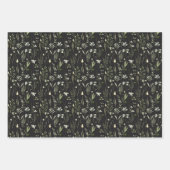 Groen en wit inpakpapier vel (Voorkant 3)