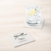  groen en wit kerstbal Onderzetter Set (Insitu)