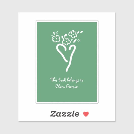 Groen en wit keukenbord sticker (Vel)