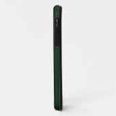 Groen en wit koolstofvezel Stripe iPhone 5 Hoesje (Achterkant/links)