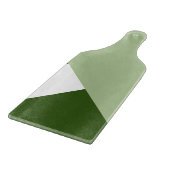 Groen en Wit Modern Kleurenblok 2 Snijplank (Hoek)