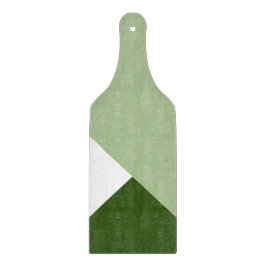 Groen en Wit Modern Kleurenblok 2 Snijplank