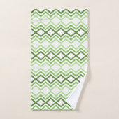 Groen en Wit Modern Ontworpen Badhanddoek Set Bad Handdoek (Handdoek)