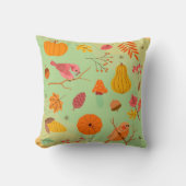 Groen en wit mooie gooi kussens (Voorkant)