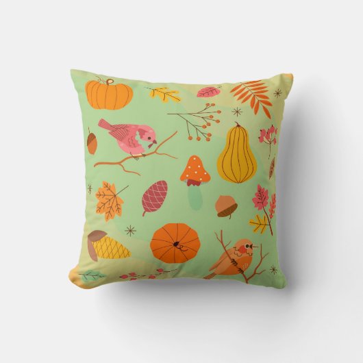 Groen en wit mooie gooi kussens (Voorkant)