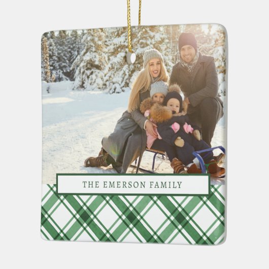 Groen en wit Ornament (Links)