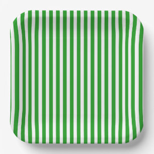 Groen en Wit Papieren Bordje