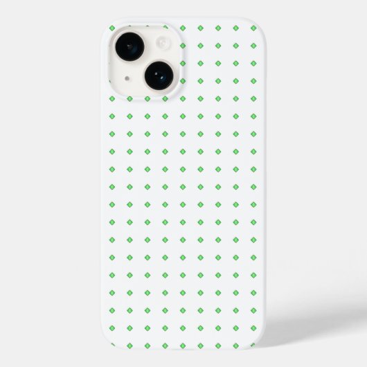 Groen en wit patroon Case-Mate iPhone case (Achterkant)