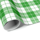 Groen en wit patroonverlooppapier cadeaupapier (Rol Hoek)