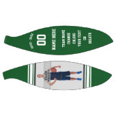 Groen en wit Persoonlijke Foto Basketball Ball Basketbal (Panelen)