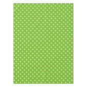 Groen en wit poka dot Pattern Tafelkleed (Voorkant)