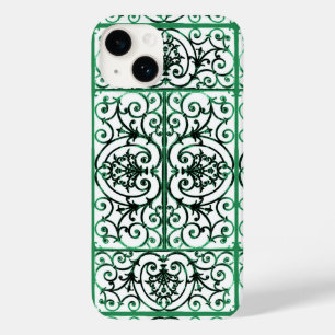 Groen en wit schuifpatroon Case-Mate iPhone 14 hoesje