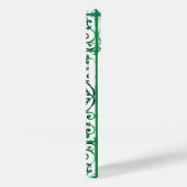 Groen en wit schuifpatroon Case-Mate iPhone case (Achterkant / Rechts)