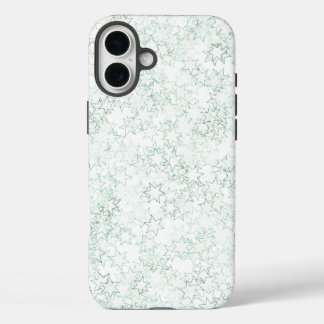 Groen en Wit Ster Team Spirit Sport Kleuren iPhone 16 Plus Hoesje