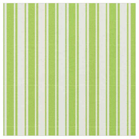 Groen en wit Stripes Patroon Stof (Close Up)