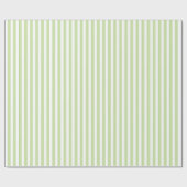 Groen en wit strippatroon cadeaupapier (Vlak)