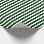 Groen en wit strippatroon cadeaupapier (Hoek)