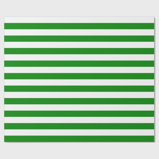 Groen en wit strippes ompakken papier (Vlak)