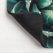 Groen en wit Succulent Muismat (Hoek)