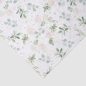 groen en wit tissuepapier (Detail)