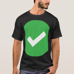 Groen en wit - verticaal streep 1 t-shirt