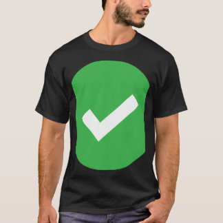 Groen en wit - verticaal streep 1 t-shirt