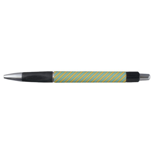 Groen en wit vijf strips met geel pen (Voorkant)