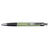 Groen en wit vijf strips met geel pen (Achterkant)